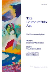 The Londonderry Air SSA choral sheet music cover